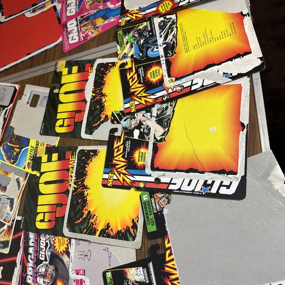 Vintage‎ G.I. Joe Full UNCUT And CUT File Cards  Lot  x36 - Picture 6 of 16
